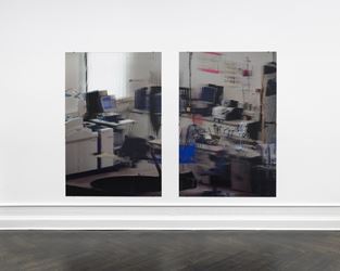 Exhibition view: Loretta Fahrenholz, Two A. M., Galerie Buchholz, Berlin (27 January–25 February 2017). Courtesy Galerie Buchholz.