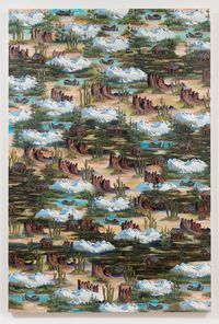 Desert Haze (Emerald Lake) by Neil Raitt contemporary artwork painting