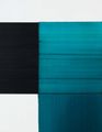 Exposed Painting Caribbean Turquoise by Callum Innes contemporary artwork 2