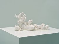 Poly-Fische im Poly-Meer by Johanna K Becker contemporary artwork sculpture, mixed media