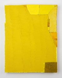 Untitled (yellow) by Louise Gresswell contemporary artwork painting, drawing