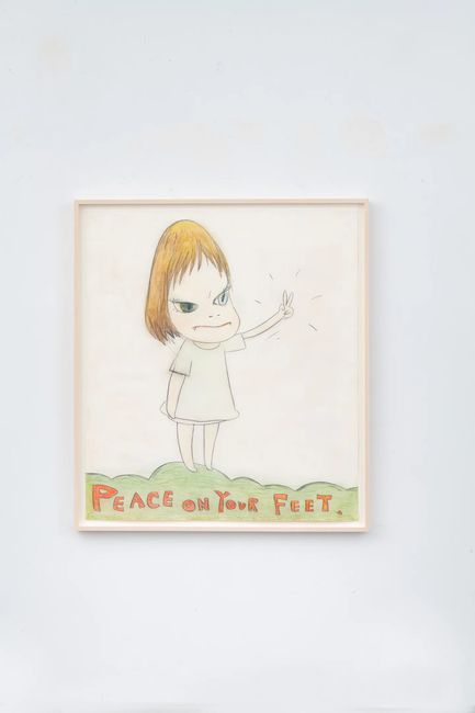 Peace on Your Feet by Yoshitomo Nara contemporary artwork