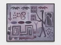 Morgenspaziergang im Nebel by A.R. Penck contemporary artwork painting