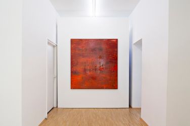 Charlotte Acklin, Licht und Gleichgewicht (2022) (detail). Oil on canvas. 180 x 180 cm. © 2022, Charlotte Acklin. Courtesy Boutwell Schabrowsky, Munich.