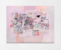 Pintura en rosa by Sarah Grilo contemporary artwork painting