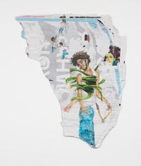 MISUNDERSTOOD DISRUPTION by Pharaoh Kakudji contemporary artwork works on paper, mixed media