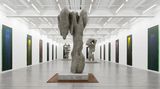 Contemporary art exhibition, Pat Steir & Ugo Rondinone, waterfalls & clouds at Galerie Eva Presenhuber, Maag Areal, Zürich, Switzerland