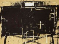 Gran taula by Antoni Tàpies contemporary artwork painting