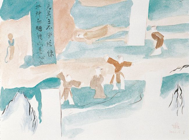 Cave 98 from Dunhuang VI by Wu Yi contemporary artwork