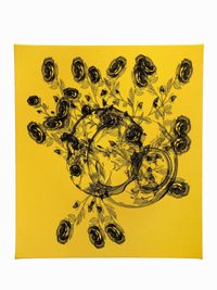 Kicked Vase 1 by Borna Sammak contemporary artwork textile