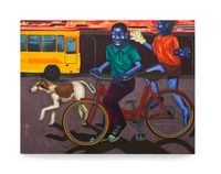 Give me a ride by Anthony Mhayi contemporary artwork painting, works on paper