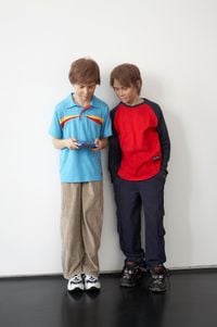 Game Boys Advanced We Are Family by Patricia Piccinini contemporary artwork sculpture
