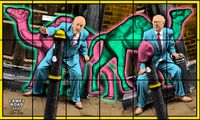 CAMEL ROAD by Gilbert & George contemporary artwork mixed media