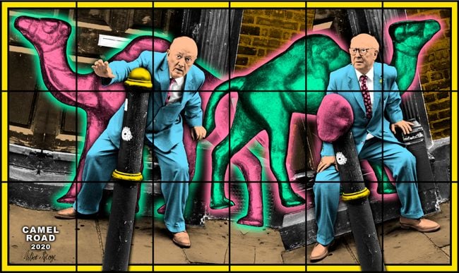 CAMEL ROAD by Gilbert & George contemporary artwork