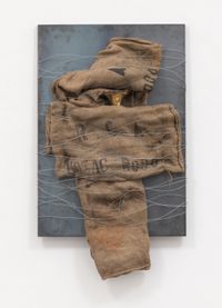Senza titolo (Untitled) by Jannis Kounellis contemporary artwork mixed media