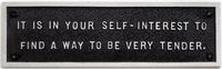 Survival: It is in your self-interest... by Jenny Holzer contemporary artwork sculpture