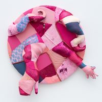 Knead myself (pink) by Trevon Latin contemporary artwork sculpture