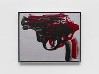 Gun by Andy Warhol contemporary artwork painting