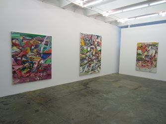 Exhibition view: Haeri Yoo, Running Pit, Thomas Erben Gallery, New York (15 November 2012–12 January 2013). Courtesy Thomas Erben Gallery.