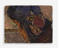 En sus manos de tierra / In their hands of earth by Anton Munar contemporary artwork painting