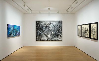 Exhibition view: Chen Yingjie, The Dust of a Long Journey, Whitestone Gallery, Hong Kong (25 March–23 April). Courtesy Whitestone Gallery.