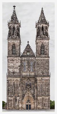 Dom St. Mauritius und Katharina, Magdeburg by Markus Brunetti contemporary artwork print