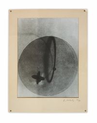 Fotogramm (positiv) (Photogram (positive)) by László Moholy-Nagy contemporary artwork works on paper