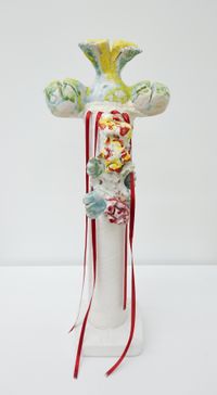 Fallin flowers: Meaning of flowers by Dan Kim contemporary artwork ceramics