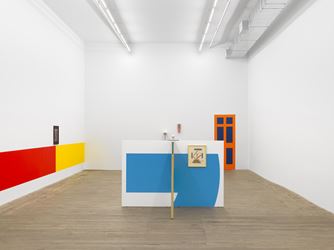 Exhibition view: Camille Blatrix, Pop-up, Andrew Kreps Gallery, Walker St, New York (29 January–6 March 2021). Courtesy the Artist and Andrew Kreps Gallery, New York Photo: Dan Bradica.