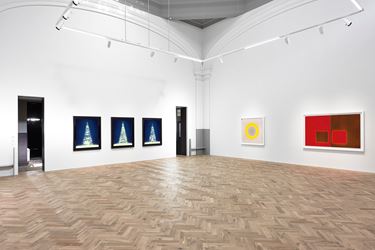 Exhibition view: Garry Fabian Miller, Midwinter Blaze, Ingleby, Edinburgh (12 October–20 December 2019). Courtesy the Artist and Ingleby, Edinburgh. Photo: John McKenzie.