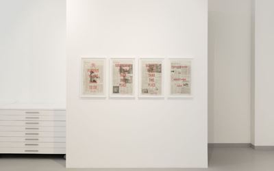 Exhibition view: Adam Broomberg & Oliver Chanarin, Chopped Liver Press / Posters / 2019, Goodman Gallery Cape Town (16 April–8 June 2019). Courtesy Goodman Gallery.