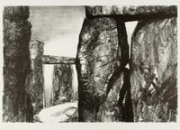 Stonehenge IV by Henry Moore contemporary artwork print