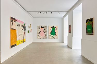 Exhibition view: Gabrielle Graessle, CARAMBOLE, Alzueta Gallery, Madrid (22 February–13 March 2024). Courtesy Alzueta Gallery.