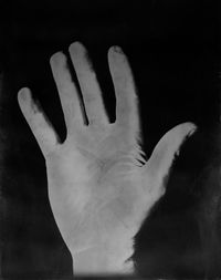 Hand of the Artist’s Father, Hand of the Artist, Hand of the Artist’s Son by Simon Starling contemporary artwork photography