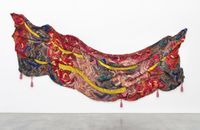 a cosmic awakening by Suchitra Mattai contemporary artwork mixed media, textile