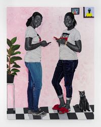 Miriam & Mabel by Otis Kwame Kye Quaicoe contemporary artwork painting