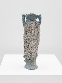 Vessel fused with stone by Masaomi Yasunaga contemporary artwork sculpture