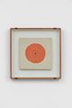 Il cerchio - Disco rosso [The circle - Red disk] by Bice Lazzari contemporary artwork 1