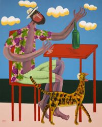 Dionysus by Kitti Narod contemporary artwork painting