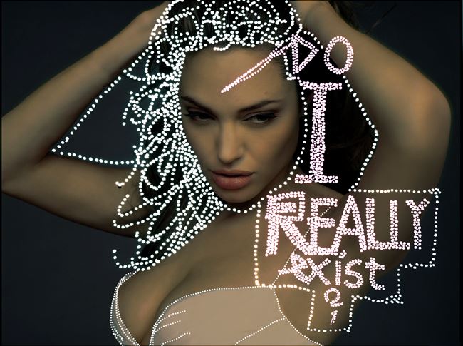Do I really exist? by Daniele Buetti contemporary artwork