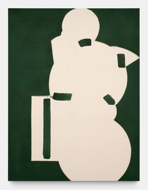 Fix from Memory (Green) by Matt Connors contemporary artwork