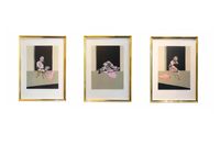 Triptych August by Francis Bacon contemporary artwork painting