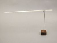 Single Line or One Line Horizontal (Documanta III edition) by George Rickey contemporary artwork sculpture