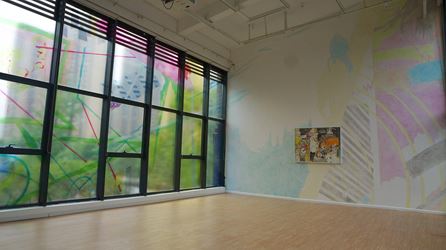 Exhibition view: Bi Rongrong,  Tri-Images—A Drawing Being Produced, A Thousand Plateaus Art Space, Chengdu (18 April–10 June 2015). Courtesy A Thousand Plateaus Art Space.