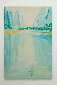 Kicking the Water (not only replacing) by Naofumi Maruyama contemporary artwork painting, works on paper