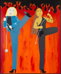 Charlie's Angels by Claudia Kogachi contemporary artwork painting
