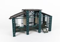 Gazebo for Two Anarchists; Emilio Codo and Richard Henry Dana by Siah Armajani contemporary artwork sculpture