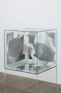 Cube 24-2-92 by Larry Bell contemporary artwork sculpture