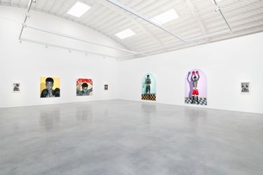 Exhibition view: Otis Kwame Kye Quaicoe, Hall Of Fame, Roberts Projects, Los Angeles (23 March–27 April 2024). Courtesy Roberts Projects.