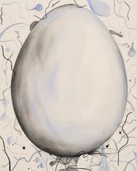 Egg Drawing by Juae Park contemporary artwork painting